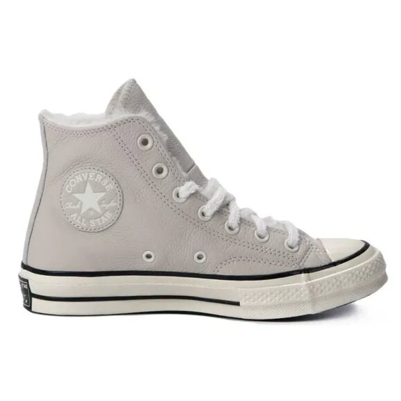 Converse Womens Chuck 70 High Cozy Club Light Orewood Brown Sneakers Size 7.5 - Picture 2 of 6